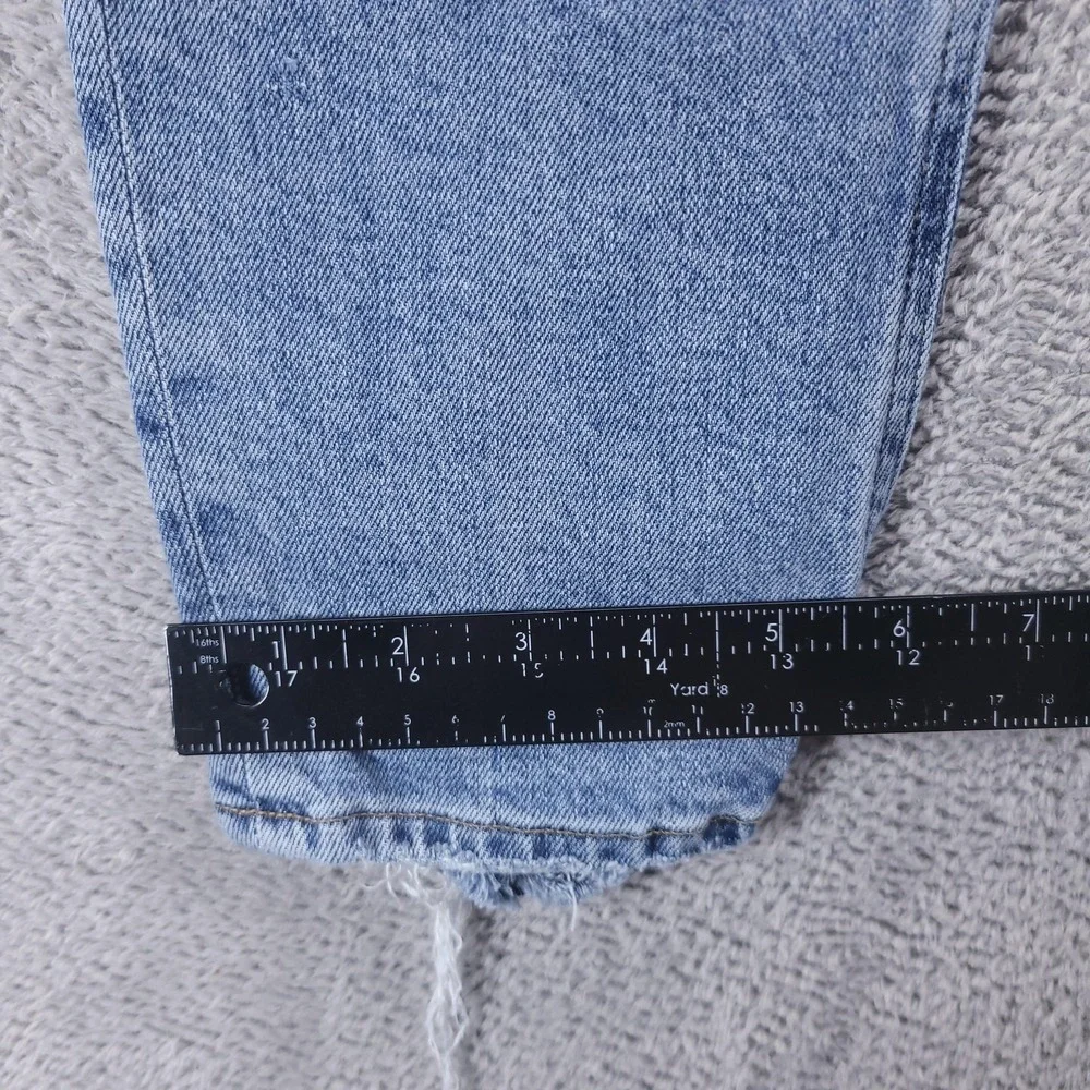 AGOLDE Jeans Womens 28 Blue Nico High Rise‎ Skinny Button Fly Raw Hem Cropped